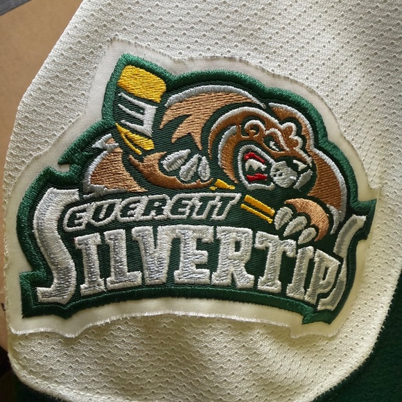 Everett Silvertips Hockey Jersey Youth L/XL – CCM Reebok Canada Made – WHL CHL E - Picture 8 of 12